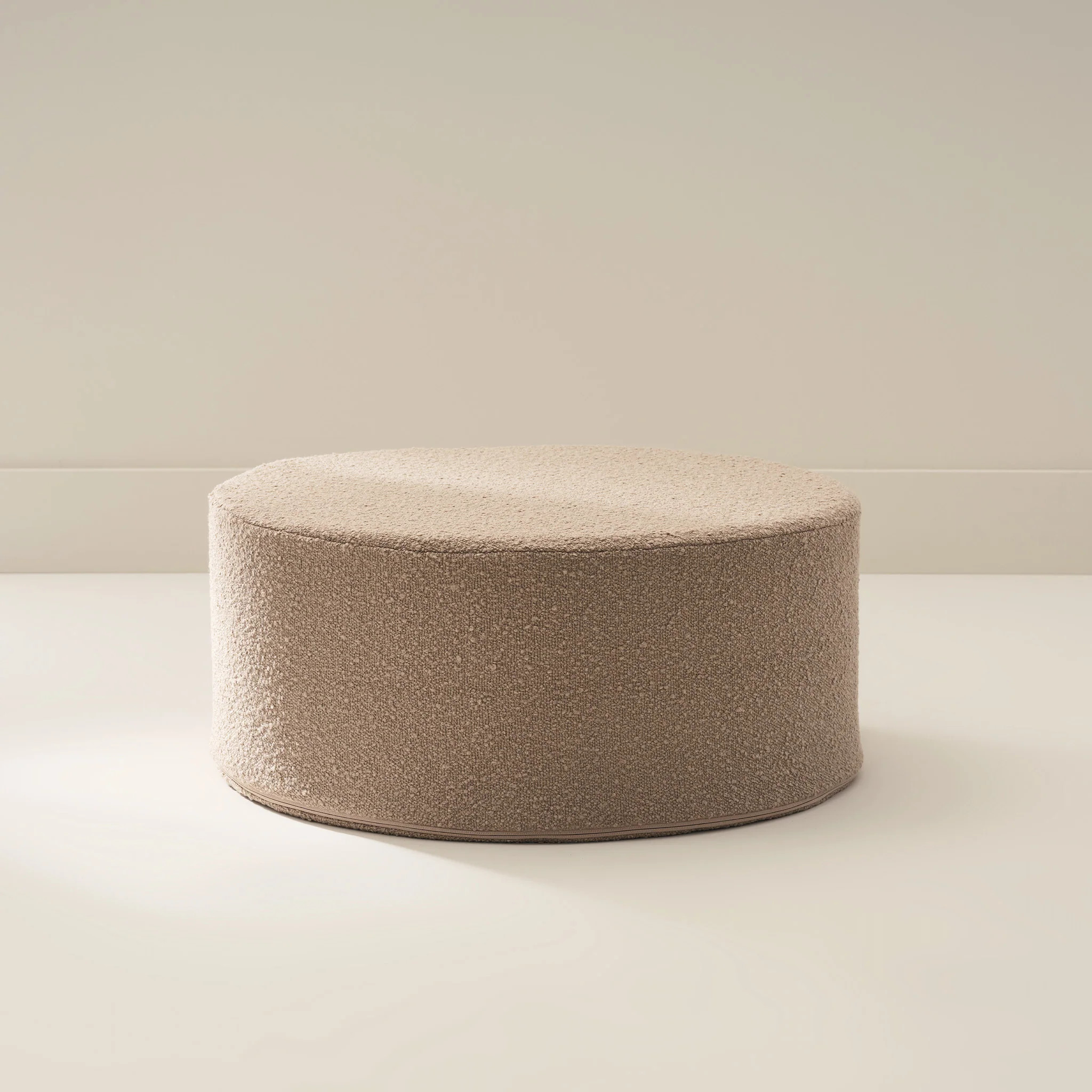 Soft Dusty Rose Ottoman | Boucle | House of Noa | House of Noa