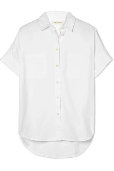 Madewell - Courier Cotton Shirt - White | NET-A-PORTER (US)