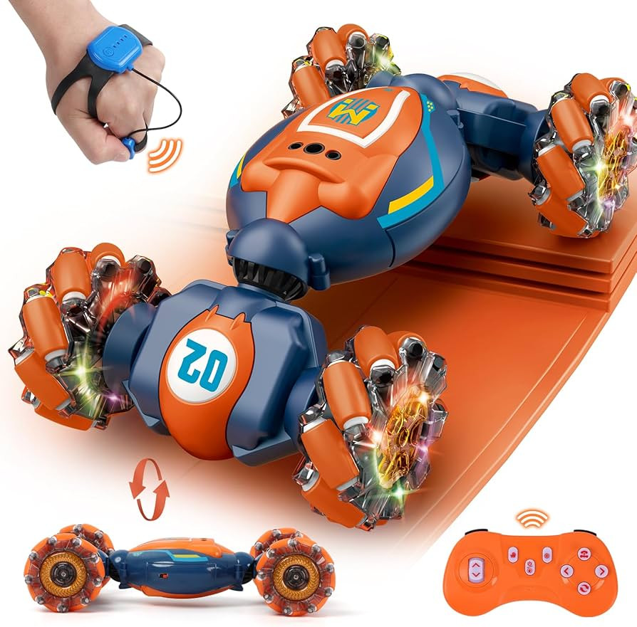 Gesture Sensing RC Stunt Car - Boys Girls Toys Age 6-8-12, 4WD Hand Controlled Remote Control Twi... | Amazon (US)