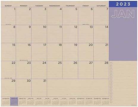 TF PUBLISHING Kraft Desktop Calendar 2023 | Desk Pads & Blotters | Desk Pad Large Calendar Daily ... | Amazon (US)