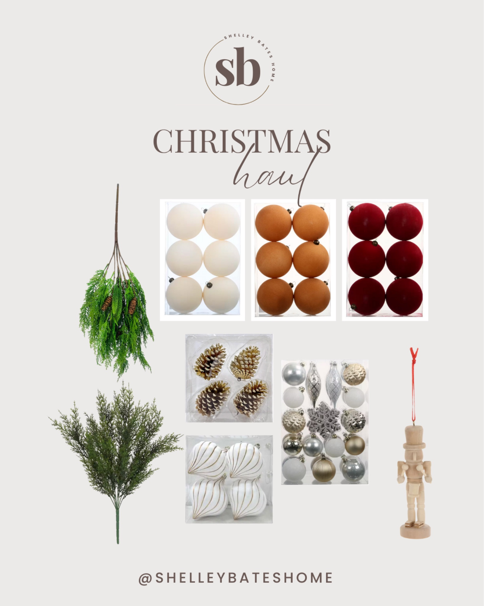 My latest Christmas haul from Michael’s, At Home and Target. So many great finds at GREAT prices! 

Christmas, Christmas decor, interior design, home decor, home design, budget friendly, target, McGee & Co.

#LTKSaleAlert #LTKHoliday #LTKHome