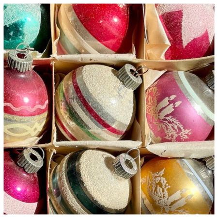 Grab them while you can, Vintage Shiny Brite Ornaments. 
.
#shinybriteornaments #glassornaments #christmasballs #vintageornaments

#LTKHoliday #LTKSeasonal #LTKhome