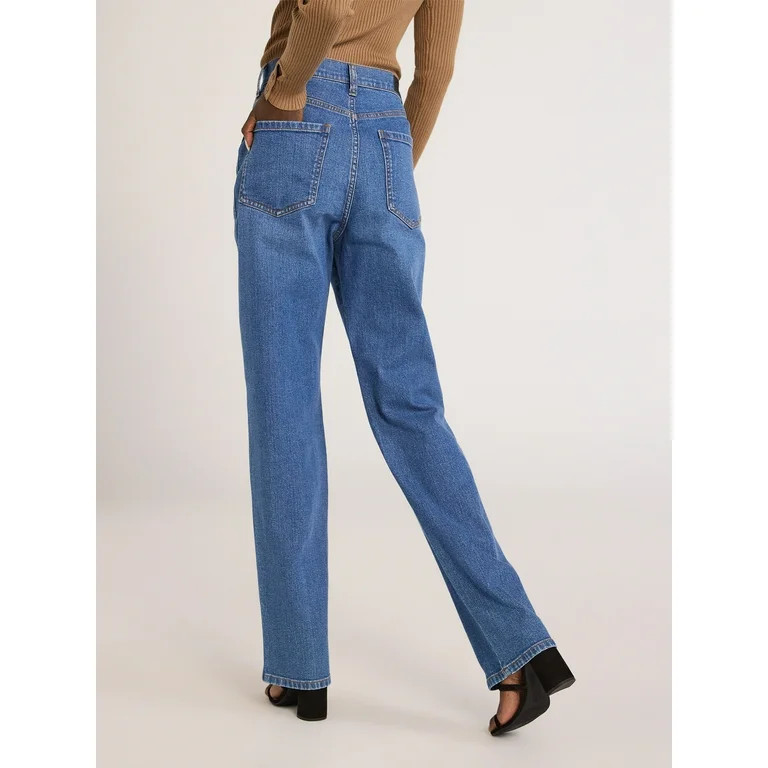 Scoop Women's High Rise Stove Pipe Jeans, Sizes 0-20 | Walmart (US)