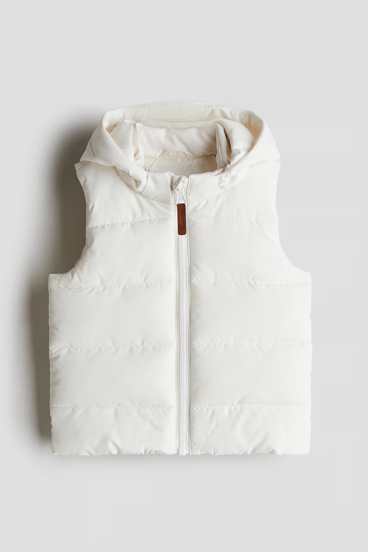Hooded Vest - White - Kids | H&M US | H&M (US + CA)