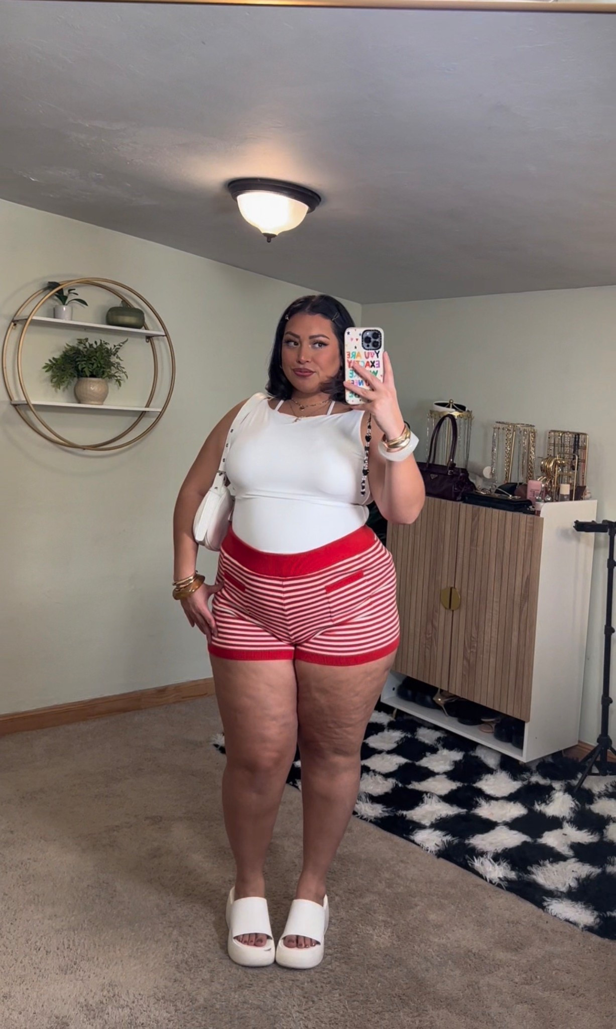 Wearing size XL shorts & top 🌺

#LTKPlusSize #LTKSeasonal #LTKMidsize