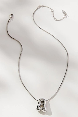 Bubble Letter Monogram Necklace | Anthropologie (US)