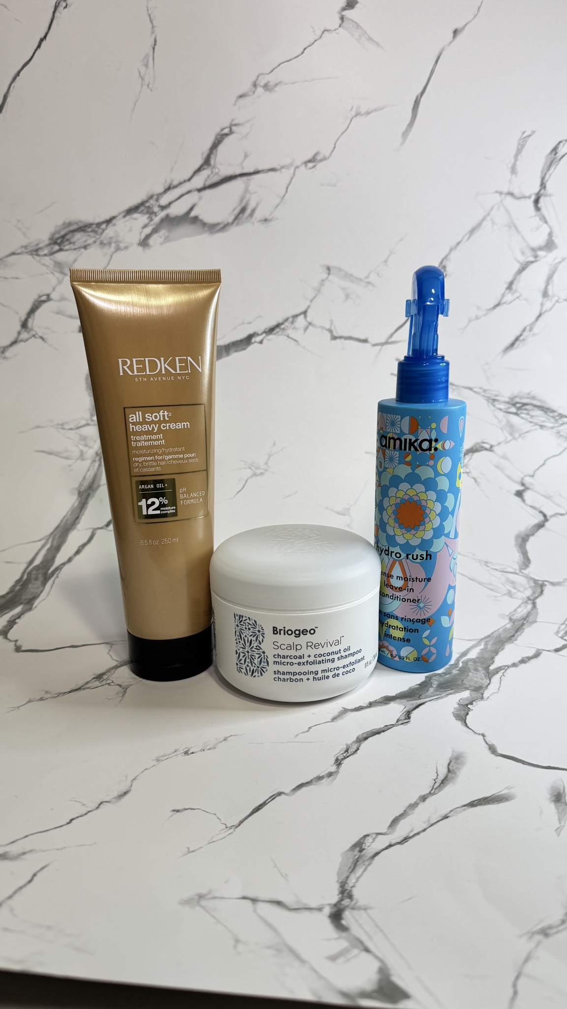 Hair products I’ve recently started using and like. The Amika leave in has been added to my hair regimen.
#LTKhair #hairproducts #haircare

#LTKBeauty #LTKOver40