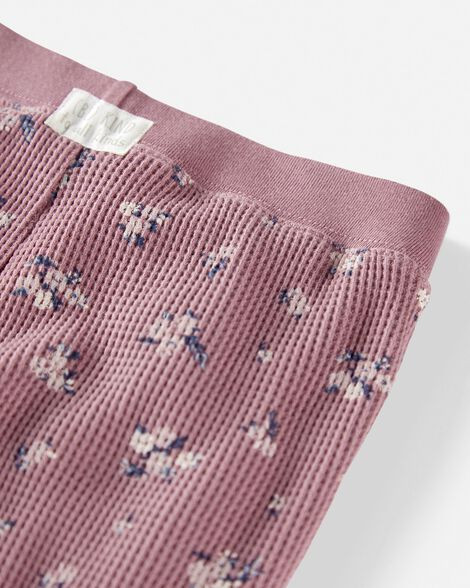 Toddler Waffle Knit Set Made with Organic Cotton in Floral Bouquet - Little Planet | Carter's | Carter's Inc