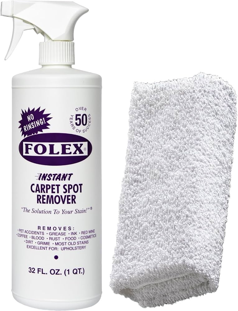 FOLEX Cemko Cleaning Cloth Instant Carpet Spot Remover Kit, 32oz | Amazon (US)