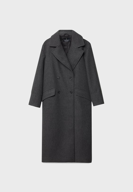 Oversize-Mantel mit weicher Haptik - Jacken für Damen | Stradivarius Deutschland | Stradivarius DE