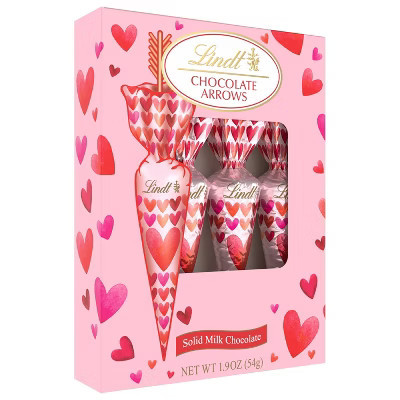 Lindt Valentine's Milk Chocolate Arrows Candy - 1.9oz | Target