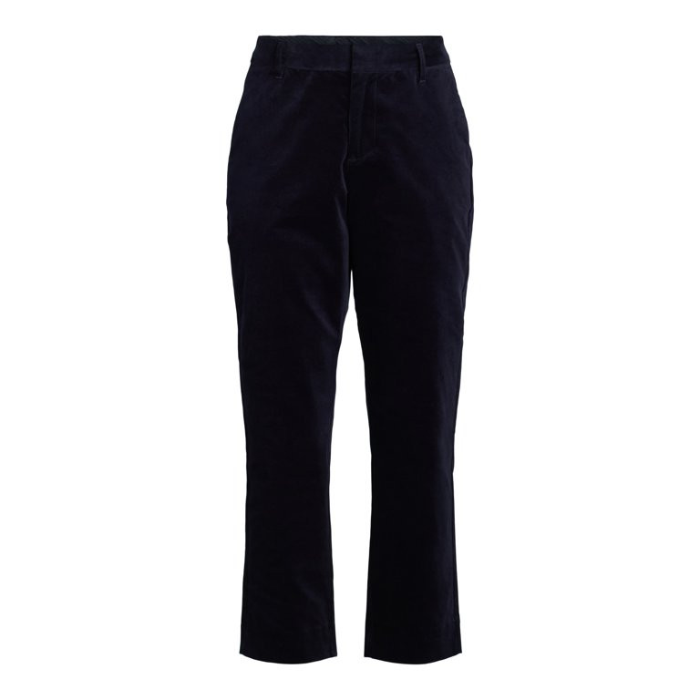 Free Assembly Women's Slim Velvet Trousers, 26.5” Inseam, Sizes 0-20 - Walmart.com | Walmart (US)