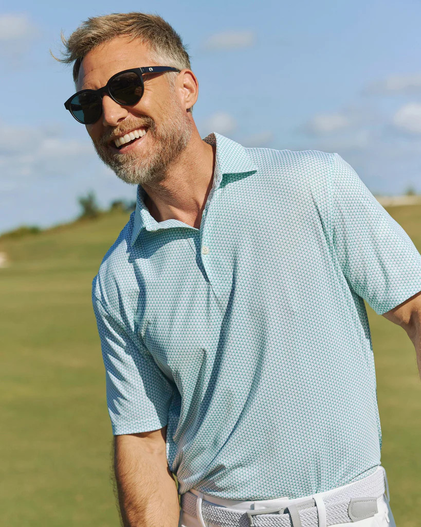 Driver On The Ball Printed Polo | Southern Tide