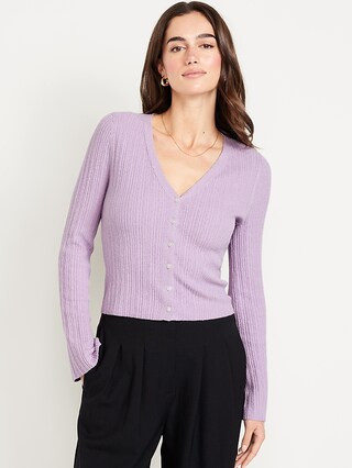 Textured Bouclé Button-Down Sweater | Old Navy (US)
