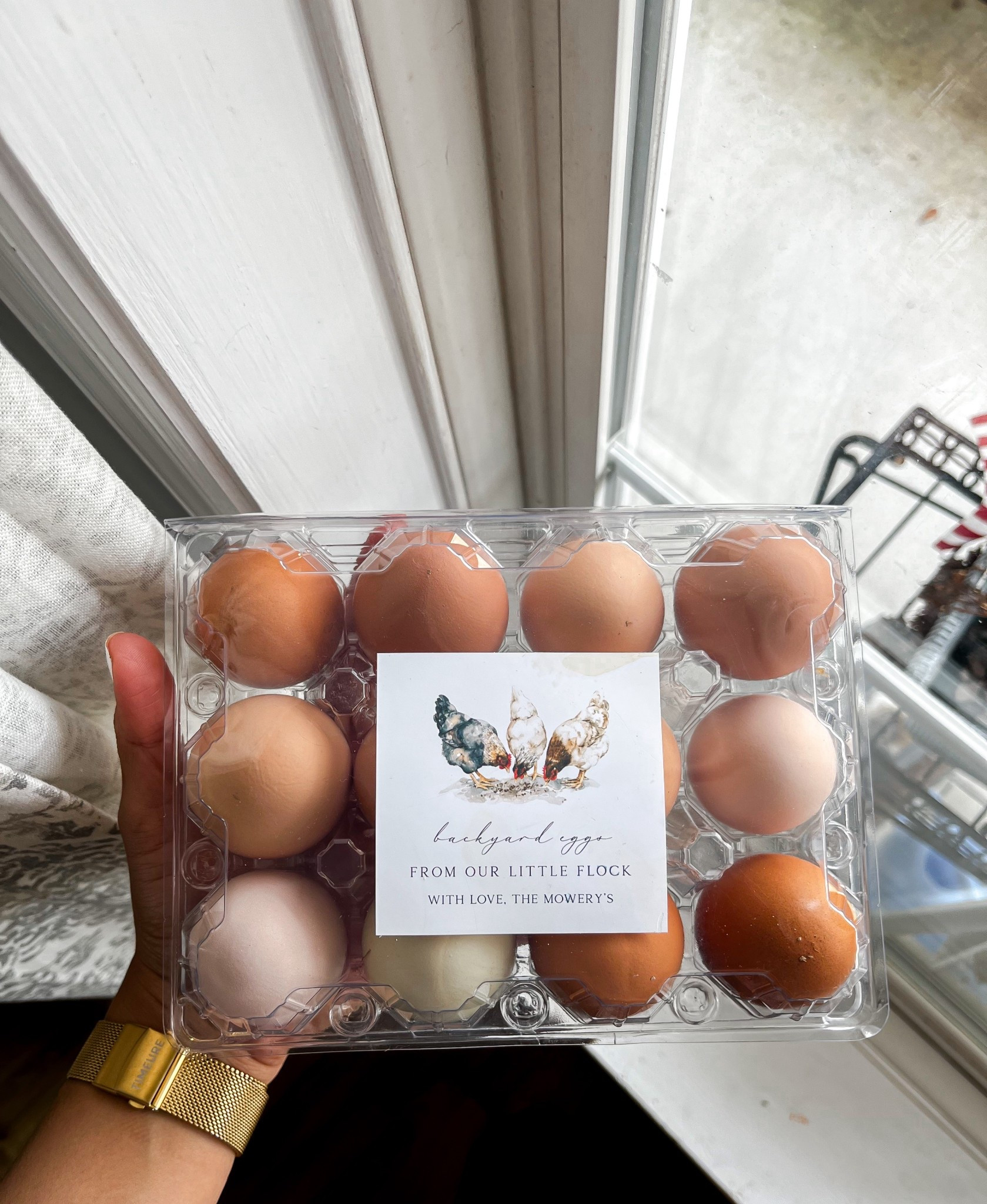 Egg carton and stickers for gifting our fresh chicken eggs.

#LTKHome