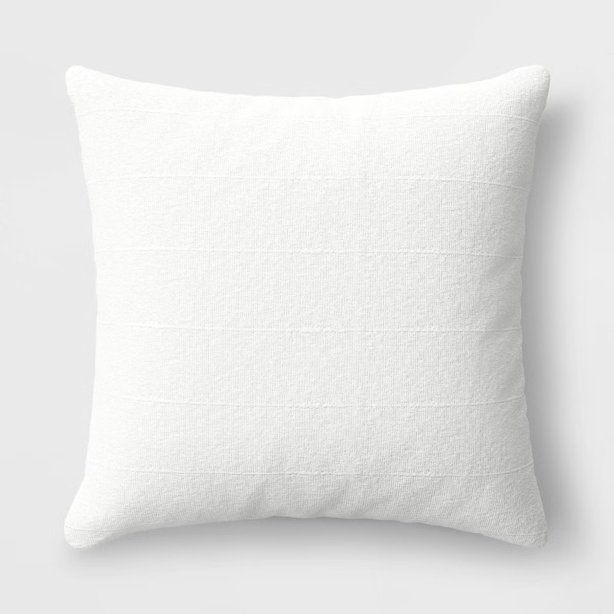 Oversized Woven Cotton Slubby Striped Throw Pillow Ivory - Threshold™ | Target