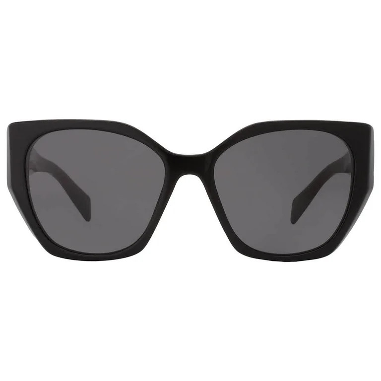Prada PR 19ZS Plastic Womens Butterfly Sunglasses Black 55mm Adult | Walmart (US)