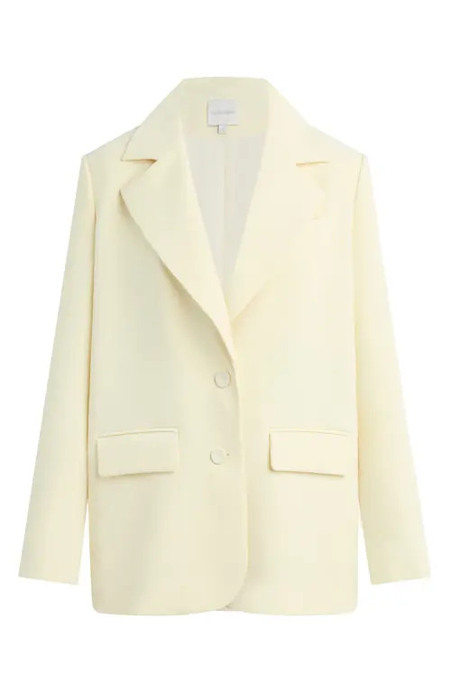 Favorite Daughter The Favorite Oversize Blazer in Moonbeam at Nordstrom, Size Small | Nordstrom