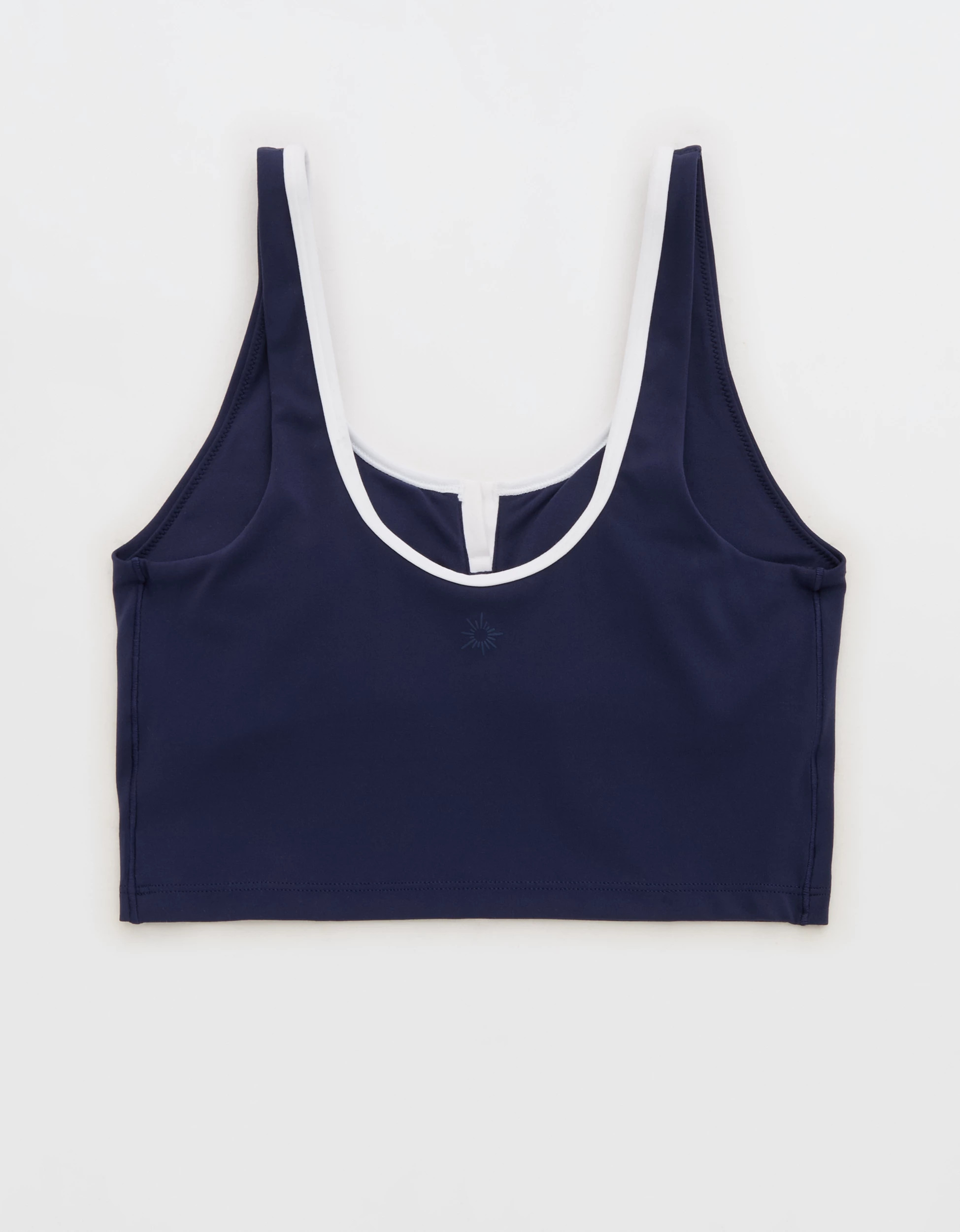 OFFLINE By Aerie Real Me Tipped Low Key Longline Sports Bra | Aerie