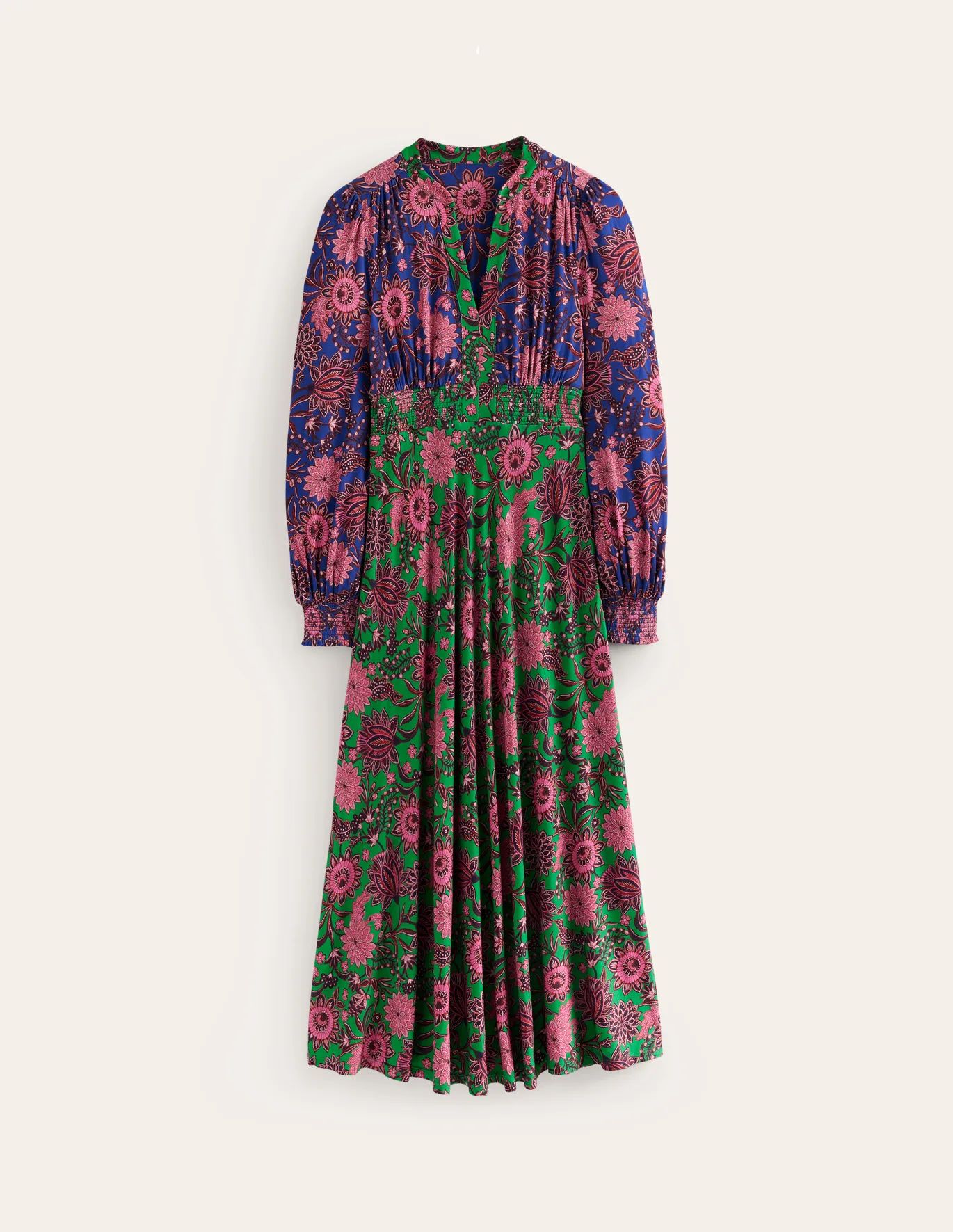 Ivy Smocked Midi Dress | Boden (US)