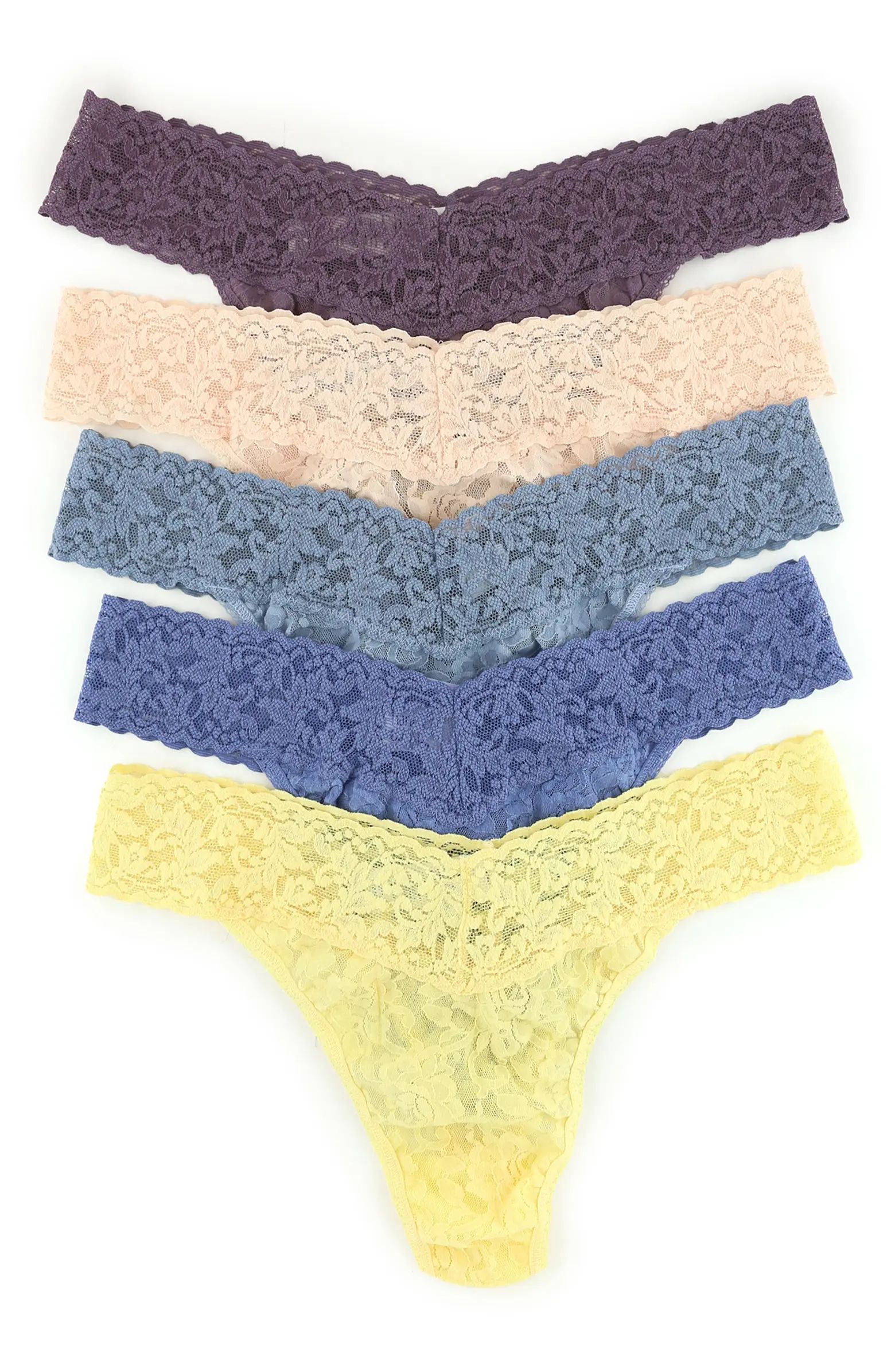 Hanky Panky 5-Pack Original Rise Thongs | Nordstrom | Nordstrom