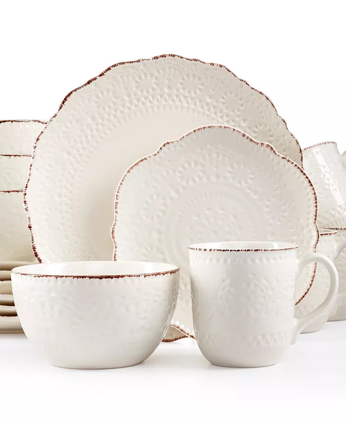 Pfaltzgraff Chateau 16-Pc. Set, Service for 4 - Macy's | Macy's