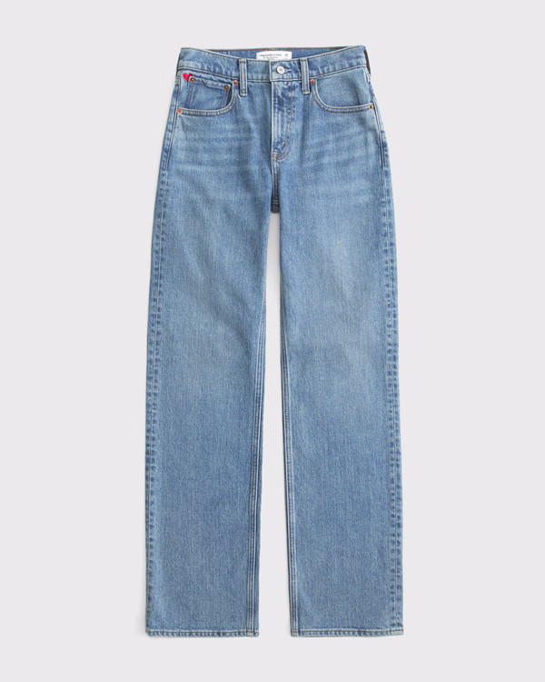 Women's High Rise 90s Relaxed Jean | Women's Bottoms | Abercrombie.com | Abercrombie & Fitch (US)