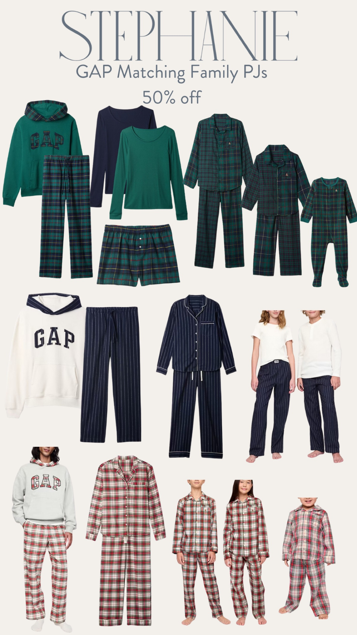 Gap Matching Family Pajamas 50% off 

#LTKHoliday #LTKFamily #LTKKids