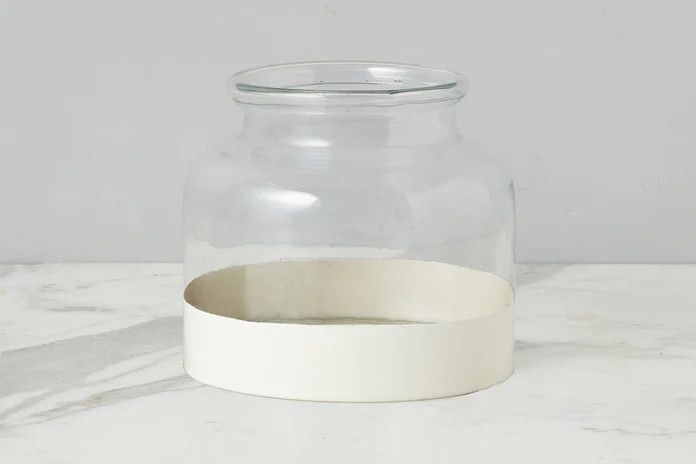 Glass Bloom Vase, Removable White Base | etúHOME