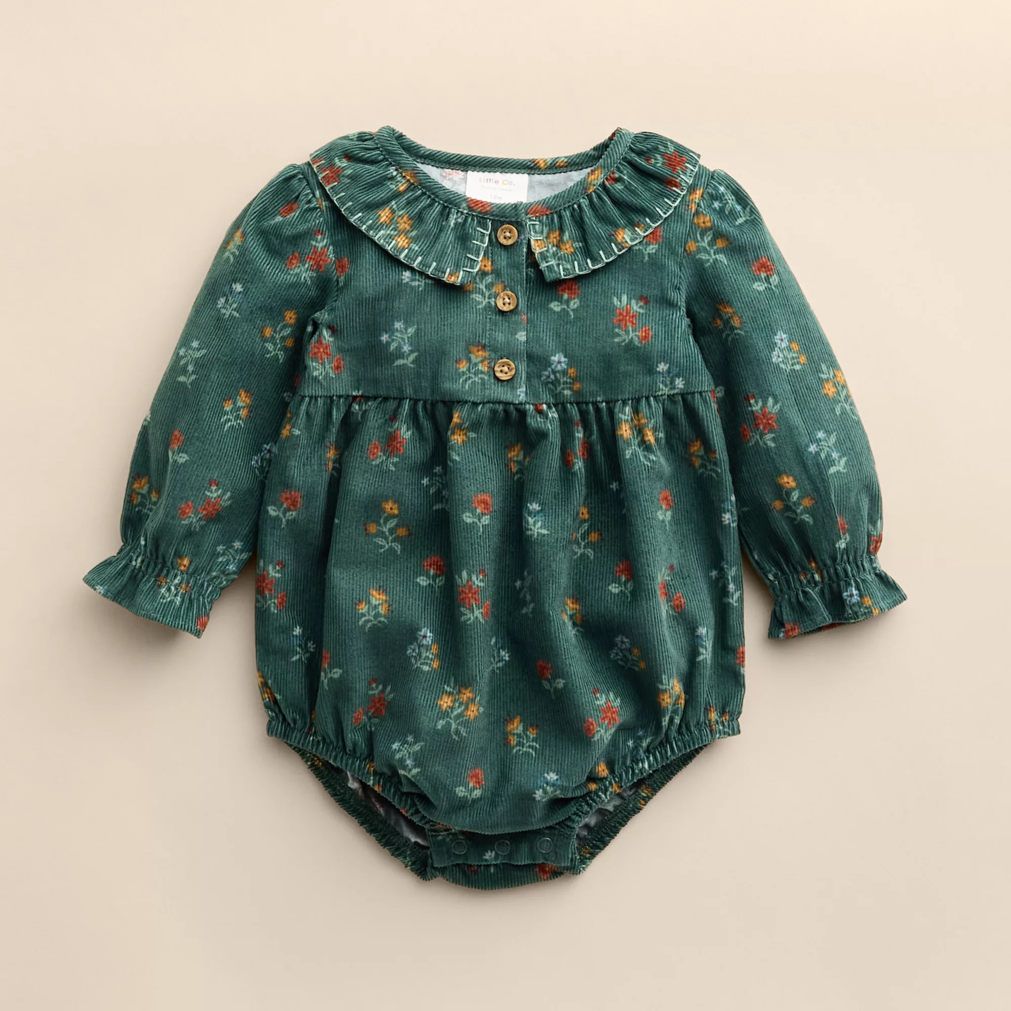 Baby Girl Little Co. by Lauren Conrad Flutter Collar Bubble Romper | Kohl's