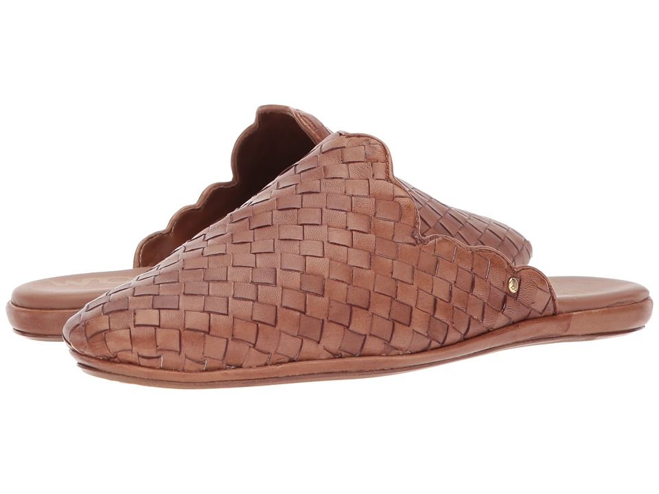 Sam Edelman - Katy (Luggage Woven Leather) Women's Clog/Mule Shoes | Zappos