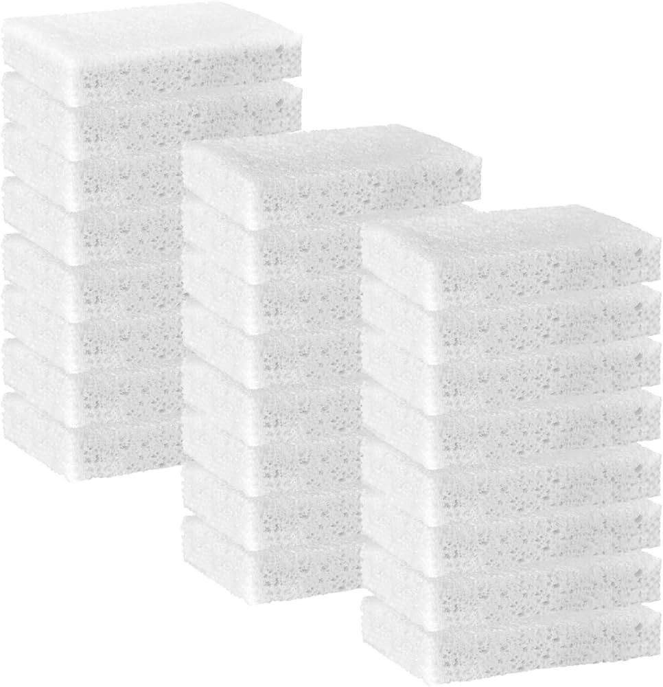 YoleShy 24 Pack White Sponges Kitchen Natural Compressed Cellulose Sponges for Dishes Non Scratch... | Amazon (US)