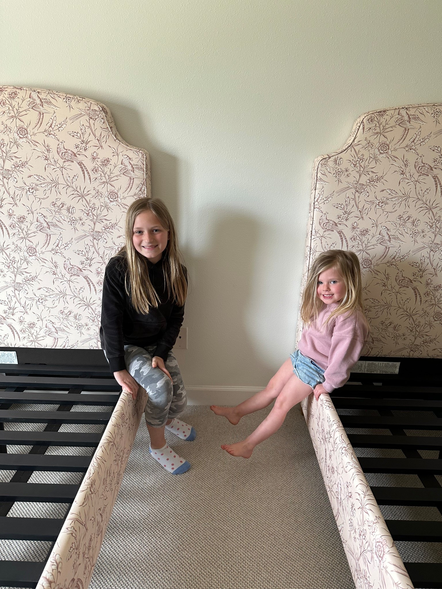 The girls are beyond happy for their new beds that got delivered today! Can you even 😍 they have so many fabrics available and a surprise 20% off their website today! 

#LTKKids #LTKHome #LTKFamily