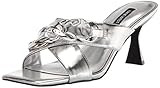 Nine West Women's Paytin Heeled Sandal, Silver, 7 | Amazon (US)