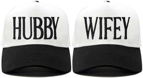 Mr and Mrs Trucker Baseball Hats,Honeymoon Baseball Hats,Wedding Gifts for Couples,Gifts for Enga... | Amazon (US)