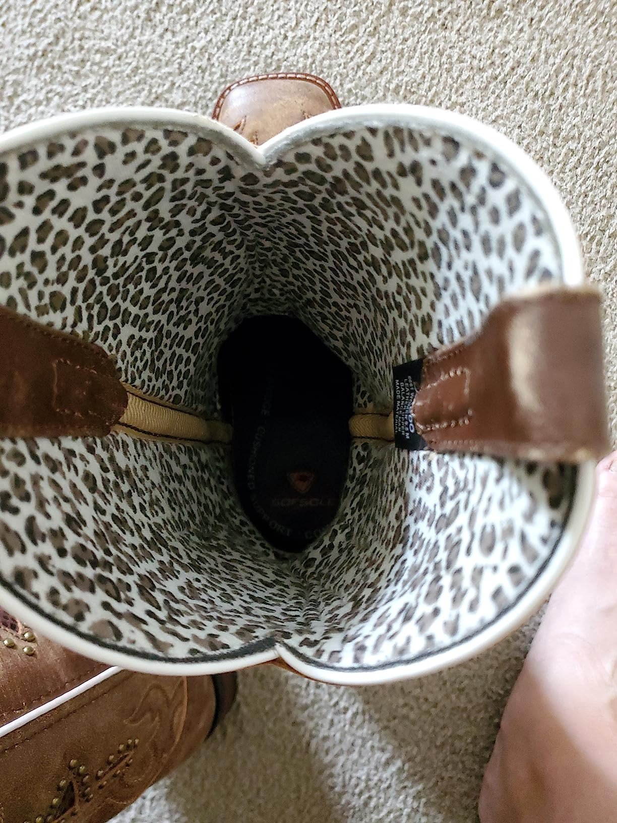 Laredo 51110 Maddie Black Leather R Toe Womens Western Cowboy Boots | Amazon (US)