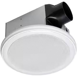 Homewerks Worldwide 110 CFM Ceiling Mount Bathroom Exhaust Fan with Bluetooth Speakers and LED Li... | The Home Depot
