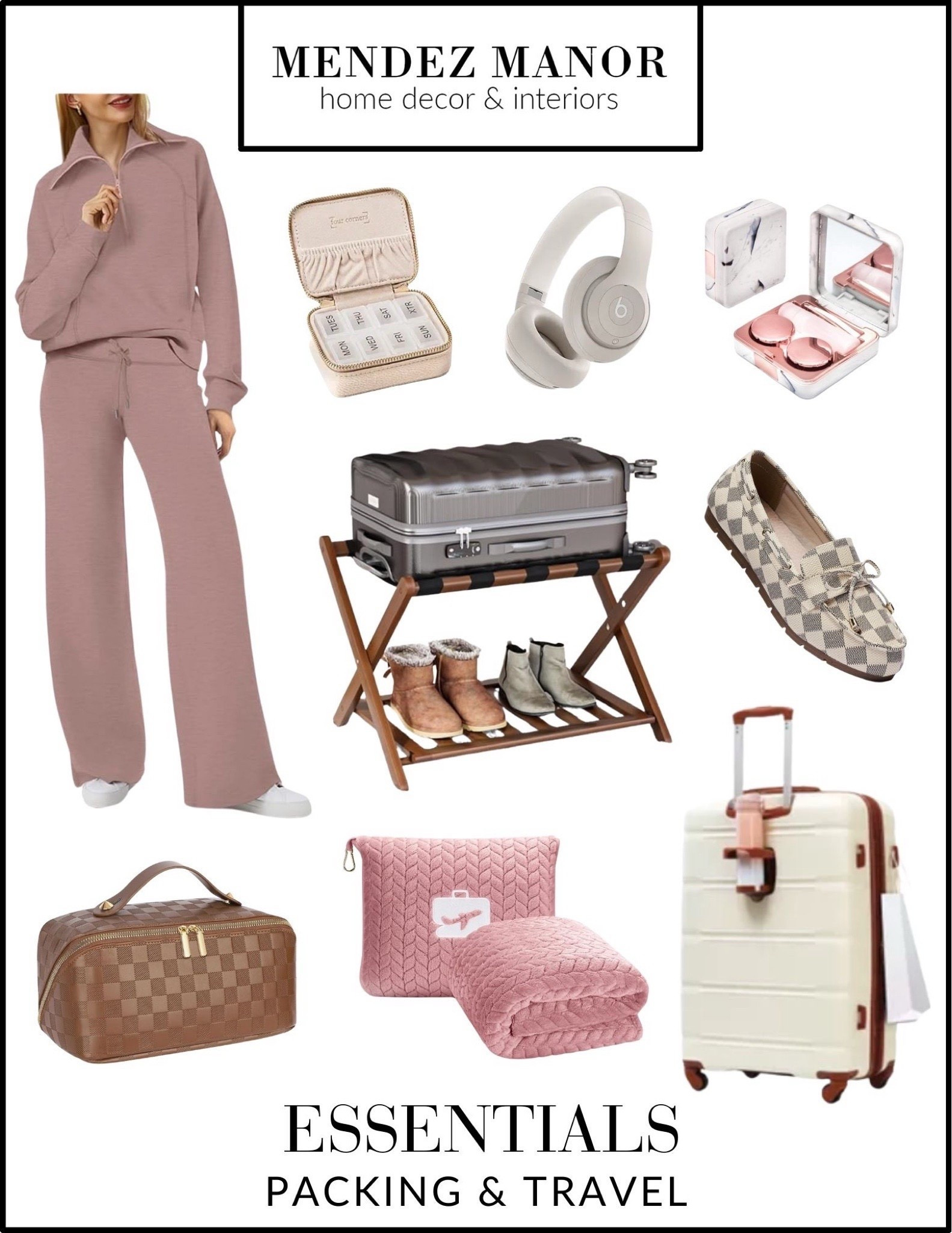 Spring break is coming! Here some of my spring travel and packing essentials. 🙌🏻

Cozy matching outfit, travel case, shoes, loafers, suitcase, headphones

#LTKOver40 #LTKTravel