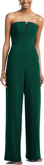 Strapless Crepe Jumpsuit | Nordstrom