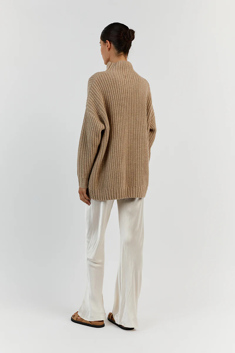 OSLO OAT MARLE LONGLINE JUMPER | DISSH