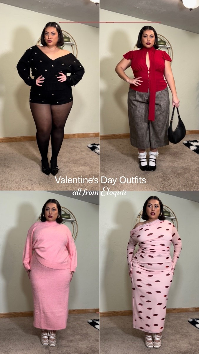 Valentine’s Day Outfit ideas 🩷from ELOQUII 

#LTKPlusSize #LTKgrwm #LTKValentine