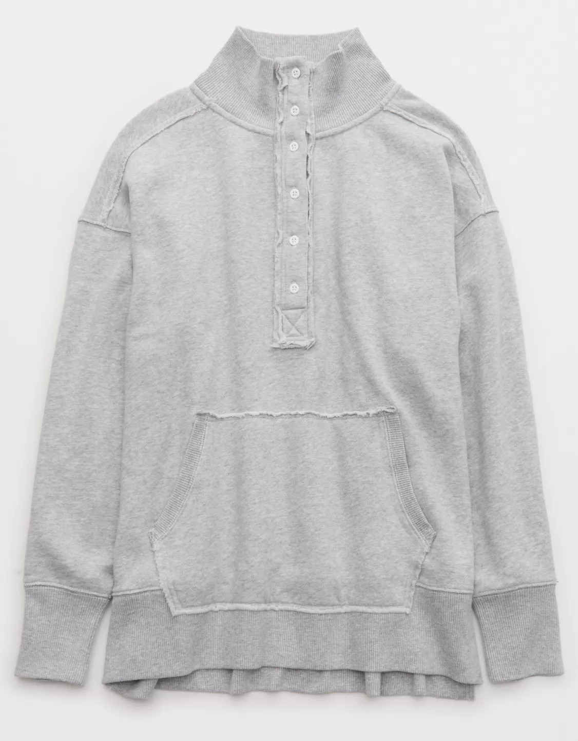 Aerie Vintage Popover Polo Sweatshirt | Aerie