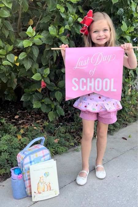 Last day of school for my little Missy! Loving Classic Whimsy’s school collection they just launched! #backtoschool #kidsclothes 

#LTKKids #LTKFamily