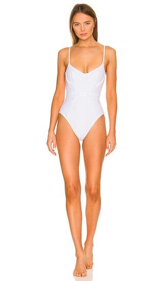 The Spencer One Piece in Marshmallow | Revolve Clothing (Global)