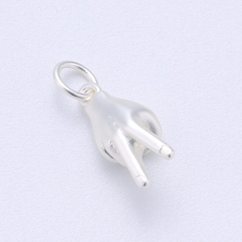 Peace Sign Hand Symbol Charm, Unique Gold Fill Peace Sign for Necklace Pendant Bracelet Earring C... | Etsy (US)