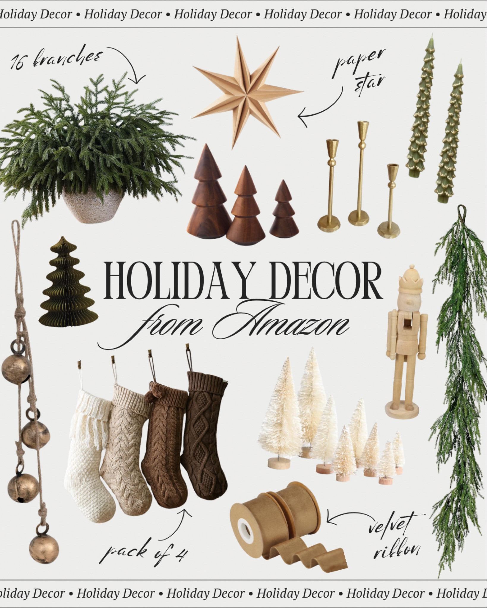 The cutest holiday decor from Amazon! My fav garland!

#LTKSeasonal #LTKHome #LTKSaleAlert