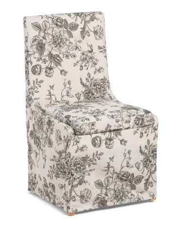 Floral Slip Cover Dining Chair | TJ Maxx