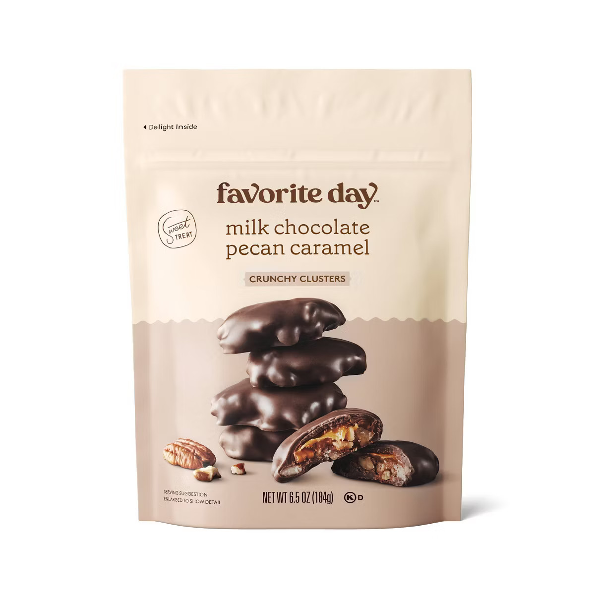 Milk Chocolate Pecan Caramel Crunchy Clusters Candy - 6.5oz - Favorite Day™ | Target