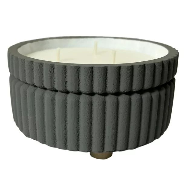 Better Homes & Gardens Citronella, Blue Lavender, and Cedar 12.4oz Scented Candle, Gray | Walmart (US)