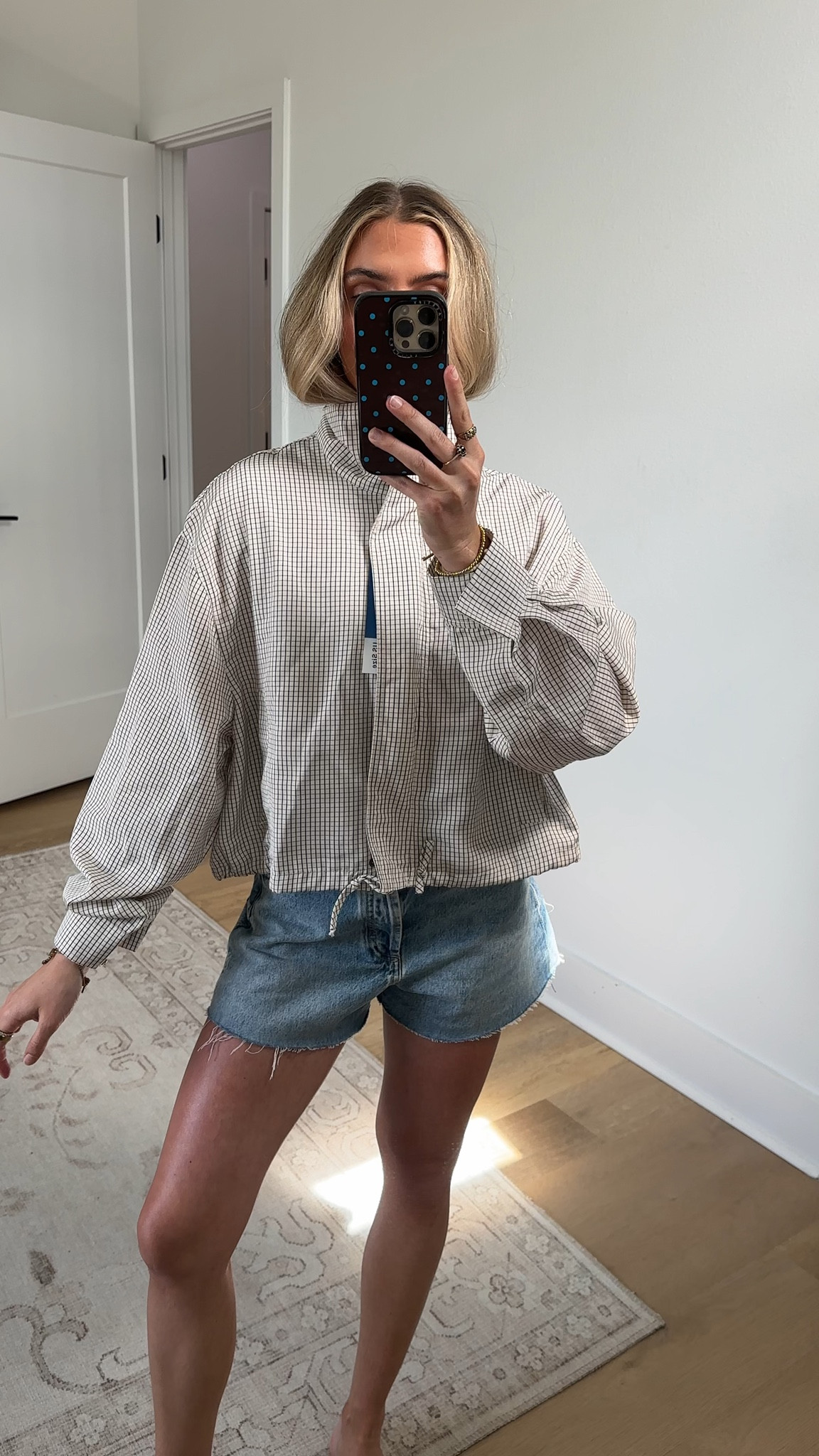 Amazon size small Xunger Women’s High Neck Plaid Jacket Drawstring Hem Casual Long Sleeve Streetwear Coat with Pockets

#LTKootd #LTKSaleAlert #LTKSeasonal